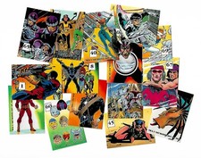  1987 Mutant Hall of Fame stickers - SINGLES Comic Images Heroic Origins picture
