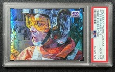 RITES OF PASSAGE PSA 10 2021 TOPPS STAR WARS GALAXY #87 PURPLE REFRACTOR 4/25 picture