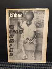 1971 Dec 5th The Exploiter Newspaper, 12 Year Old Boy Dies of Old Age  (VRN10K) picture