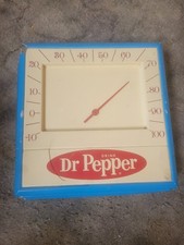 Vintage Drink Dr. Pepper Soda Plastic Thermometer  picture