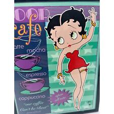 Betty Boop 1998 Wall Poster Picture Coffee *Boop Cafe* Framed picture