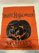 Vintage Crowley's Department Store Detroit HALLOWEEN Trick or Treat Plastic Bag picture