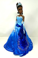Tiana Disney Princess and the Frog BLUE DRESS Limited Edition 17” Doll picture