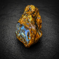 Beautiful Natural Dominican Translucent Yellow Orange Amber Rough Specimen 40mm picture