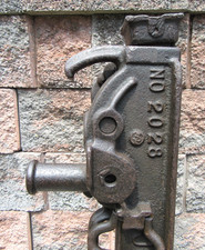 RARE Vintage 20 Ton JOYCE Dayton Ohio Railroad Ratchet Jack Garage Shop Tool picture