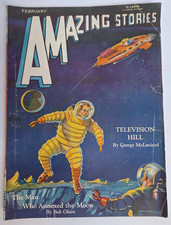 Amazing Stories February 1931 Vol 5 #11 Morey Cover Pulp Magazine Sci FI picture