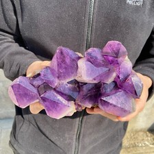6lb Natural Amethyst geode quartz cluster crystal specimen Healing picture