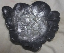 Michael Aram Metal Black Orchid Collection Tray/Dish. picture