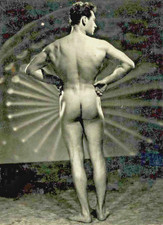 Gay Interest - Vintage   Male Physique Photos  ATHLETIC MODEL GUILD  3 x 4