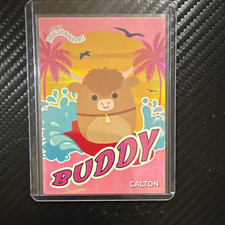 Panini Squishmallows 2025 Calton Buddy #6 Serial Numbered 073/349 picture