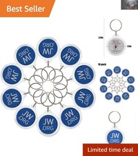 Elegant JW.ORG No Blood Keychain Pack - Perfect for Friends & Family - 10 Pieces picture