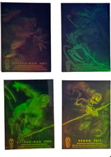 1994 FLEER THE AMAZING SPIDER-MAN 4 CARD HOLOGRAM SET CARNAGE/VENOM/SPIDEY picture