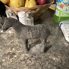 Cast Iron Horse Figurine Collectible Decorative Cast Iron Sculpture Home Decor picture