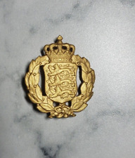 Early Post WW2 Danish Denmark Army Command General Staff Beret Badge picture