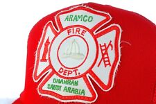 HAT ARAMCO FIRE DEPT TRUCK DHAHRAN SAUDI ARABIA AMERICAN OIL GAS PETROLIANA picture