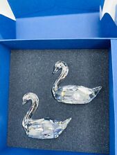 Swarovski Crystal 837154 Flirting Swans w/ Original Box picture