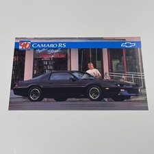 Vintage Original NOS 1990 Chevy Camaro RS GM Advertising Postcard picture