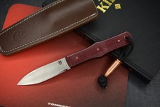 NEW Jack Wolf x LT Wright USA Vampire Hunter Redstone Richlite w/ Sheath & Bead picture