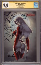 Lady Death Fantasies #1 CGC SS 9.8 Naughty Moon Richard Ortiz Pulido Signed picture