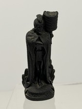 Vintage Coco Joe’s Leaning King Kamehameha 1 Hawaiian Lava Figure Made In Hawaii picture