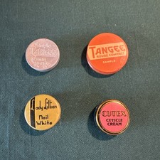 Vintage 1930s Vanity Sample Tin Lot Tangee Rouge Cutex Cuticle Cream Lady Lillia picture
