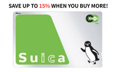 【Suica】¥500 pre-charged ¥500 deposit JAPAN Japan Transit IC card with tracking # picture
