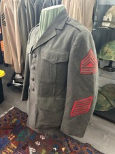 ID'd WW2 WWII USMC Uniform Jacket Marine Military picture