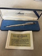 Vintage Anson Sterling Silver Ball Point Pen picture