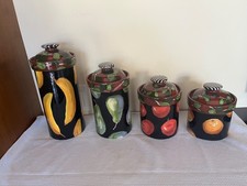 Vintage Droll Canister Set in Excellent Condition-May be a discontinued pattern picture