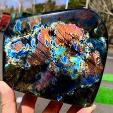 3.04LB Natural Gorgeous Labradorite QuartzCrystal Stone Specimen Healing picture