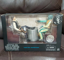 Hasbro Star Wars Black Series Cantina Showdown Han Solo & Greedo Set 2014 picture