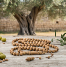 Natural olive tree 99 beads Tasbih, Islamic for muslim Tesbih Misbaha 213059 picture