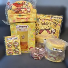 Pompompurin Prize Goods Set 7 Items Shaved Ice Machine Pouch Plush Bowl picture