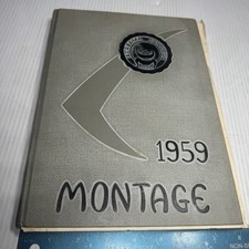 Alabama College Montage 1959 Vintage Yearbook picture