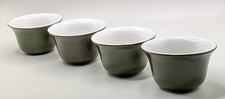 Hall Pottery Green Custard Ramekin Dessert Cups #358 Set of 4 Made in USA picture