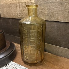 A Lancaster Indian Vegetable Jaundice Bitters Col. Sam Johnson Amber bottle 8” picture