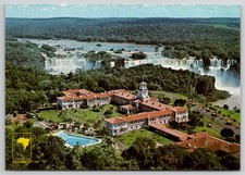 BRASIL - Aerial View Iguacu Falls Grand Hotel 651-06-FOZ DO IGUACU-PR - POSTCARD picture