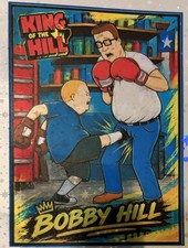 Bobby hill king of the hill  refractor Custom Art Card picture