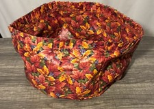 Longaberger Fall Liner  10” Diameter Bowl Liner 6” Tall NWOT picture