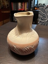 Navajo Native American Pottery Pitcher Vase Olla Signed P. Phillips 7