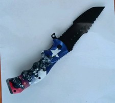 Tiger USA American Hero Tactical Folding Knife w/ Belt Clip 8.5