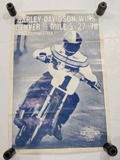 1978 Harley-Davidson Jay Springsteen Denver Half Mile Racing Poster 27x35 picture