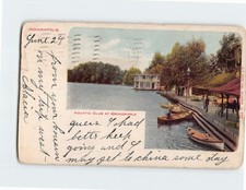 Postcard Aquatic Club At Broad Ripple Indianapolis Indiana picture
