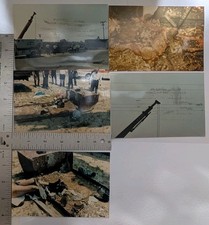 Authentic Crime Scene Photo Graphic Murder Arson Police Fire Dept 4x6 Lot Of (5) picture