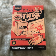 ACME Looney Tunes Wile E. Coyote TNT Plunger Pure Silver Collectible picture