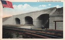 PIQUA OH PENNSYLVANIA RAILROAD PRR 1918 VINTAGE POSTCARD 112025 U picture