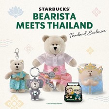 StarbuckBearista Meets Thailand comes with an exclusive Thailand-themed cup bear picture