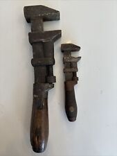 Vintage L. Coes 6” And 11” Adjustable Wrenches USA picture