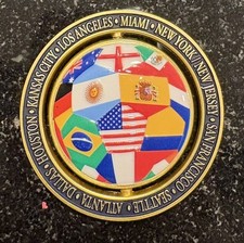 EXTREMELY RARE Spinning 2026 FIFA World Cup USA Presidential Challenge Coin picture