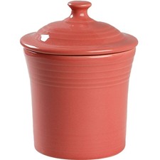 Homer Laughlin Fiesta Flamingo Jam Jelly Jar 9510868 picture